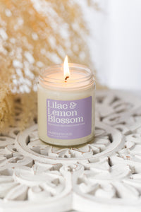 Lilac & Lemon Blossom | Soy Candle