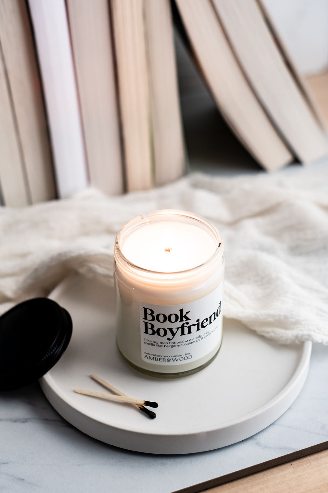 Book Boyfriend | Bookish Soy Candle