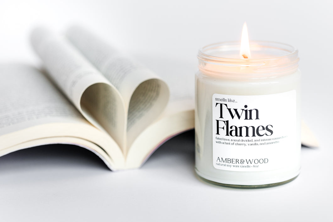 Twin Flames | Valentine’s Day Bookish Soy Candle