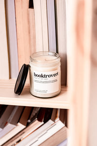 Booktrovert | Bookish Soy Candle