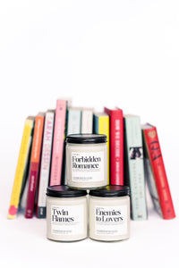 Twin Flames | Valentine’s Day Bookish Soy Candle