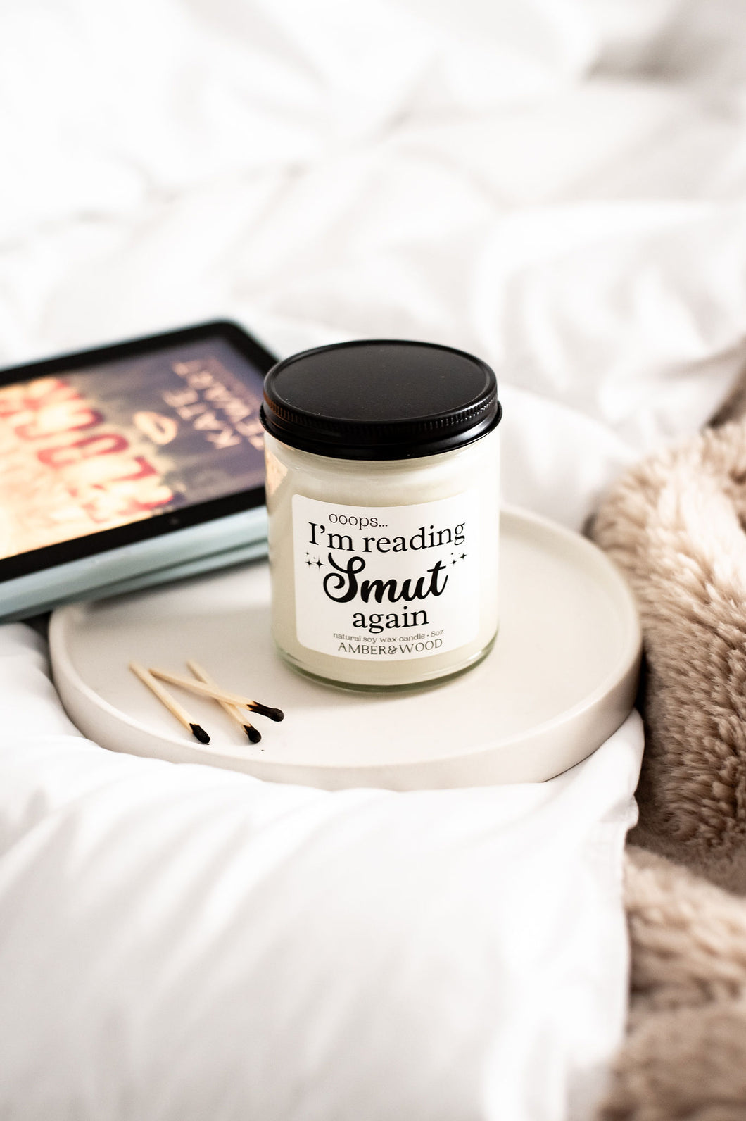 Oops I’m Reading Smut Again | Bookish Soy Candle