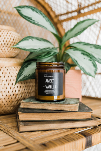 Amber + Vanilla | Soy Candle